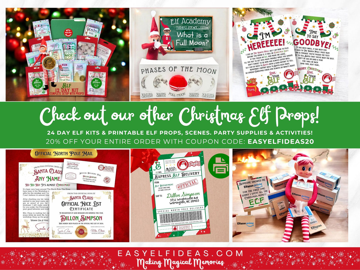 Official Elfbubu Mystery Blind Box Collection | Christmas Elf Props, Gag Gift & Stocking Stuffer (PRINTABLE PDF)