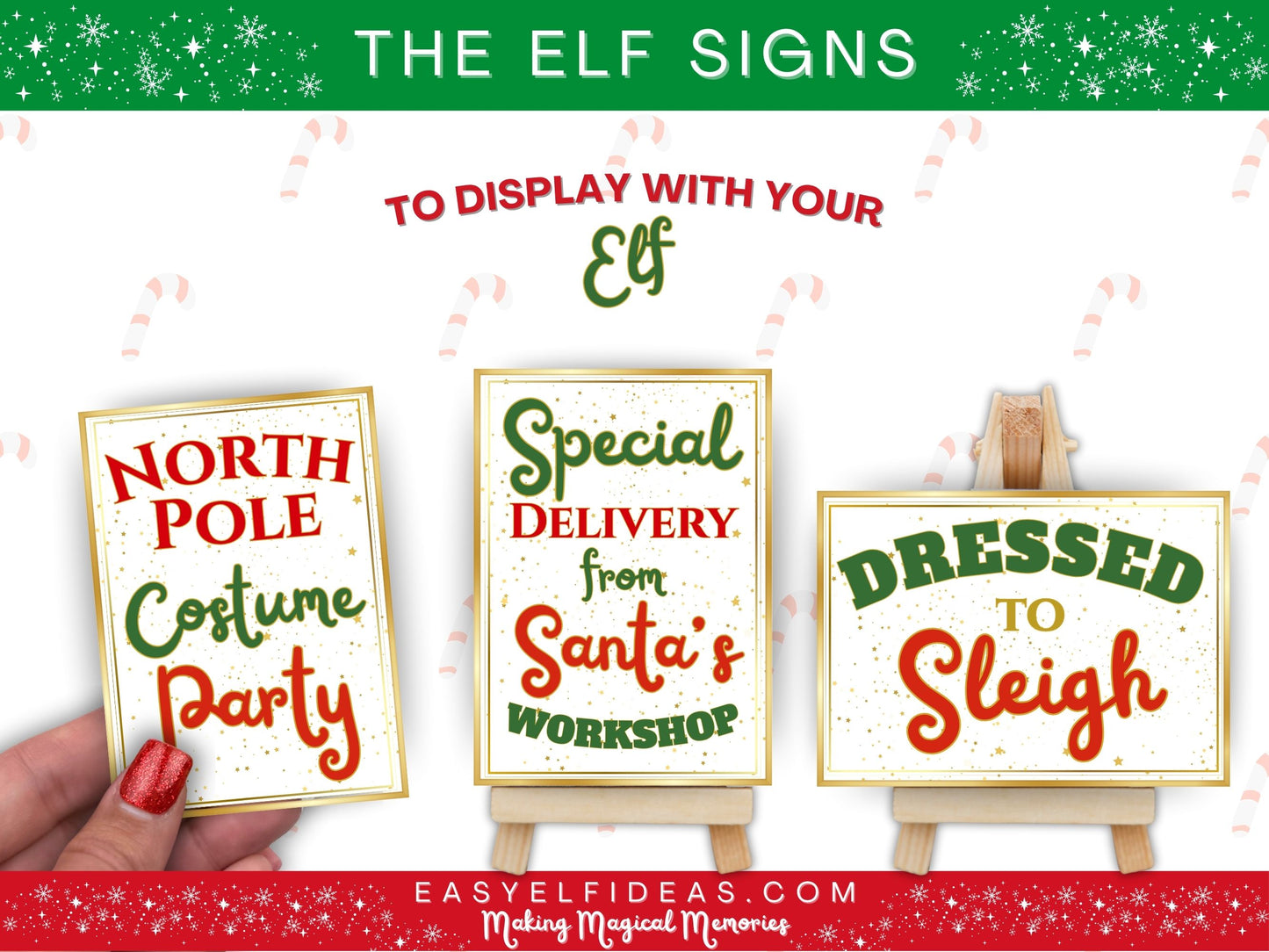 easyelfideas.com signs and props for Christmas tradition holiday elf 2025 trending ideas
