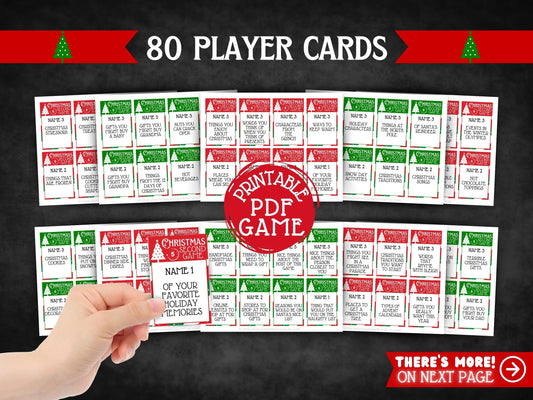 Festive 5 Second Christmas game, instant PDF download for family nights, classroom activities, or workplace holiday fun