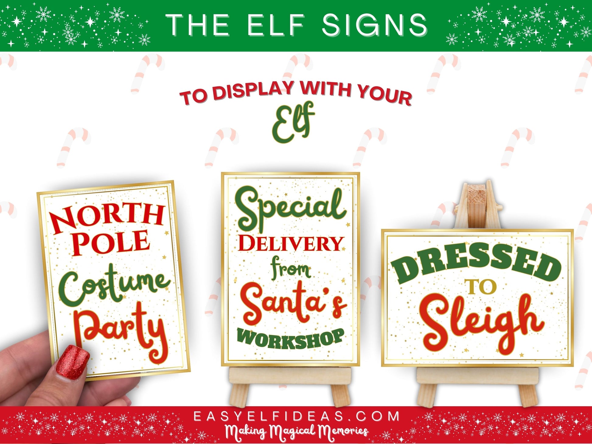 easyelfideas.com signs and props for Christmas tradition holiday elf 2025 trending ideas