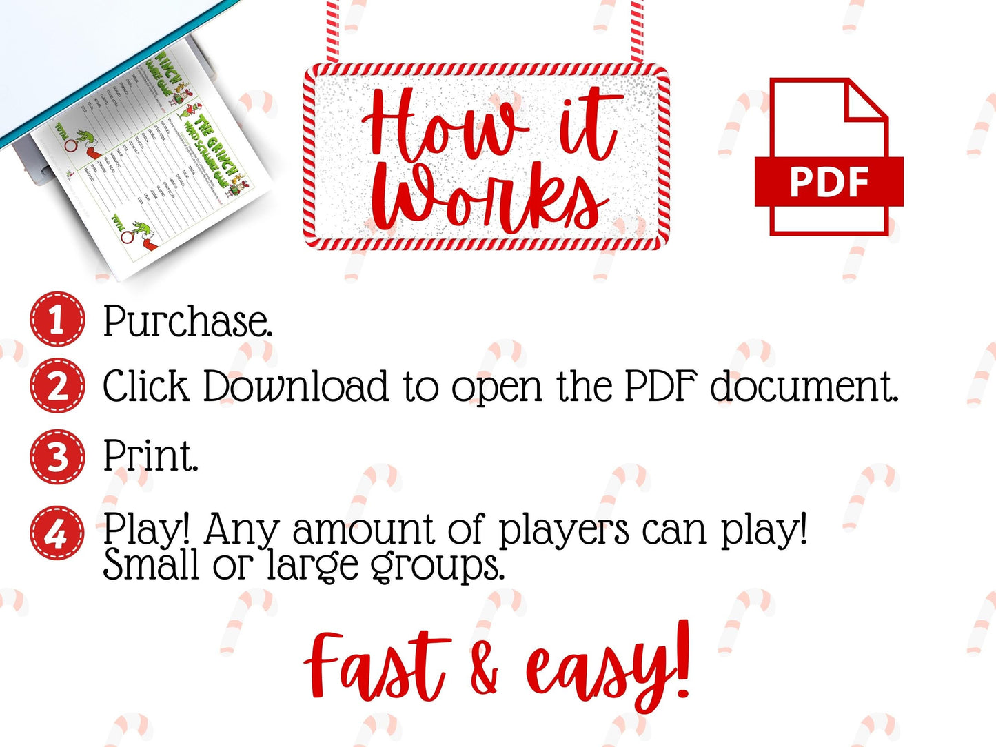 Holiday printable word scramble game for family nights, school classrooms, or workplace Christmas parties