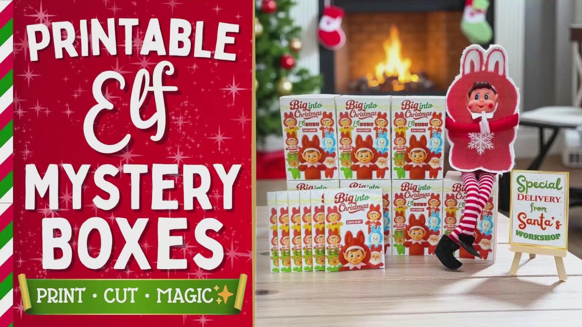 Video of easy elf ideas ELFBUBU christmas elf blind box and mystery bags surprise ideas